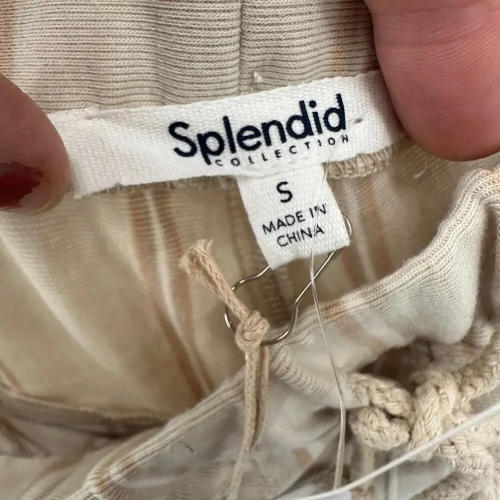 SPLENDID NWT Evereve Hazel Rib Straight Leg Drawstring Relaxed Pant // S - Picture 8 of 12